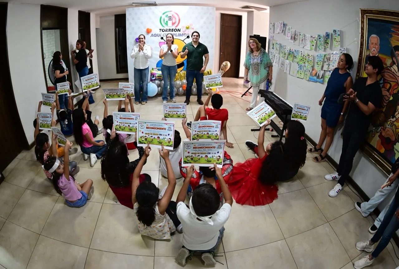 PRI Torreón clausura curso de verano con actividades recreativas y entrega de reconocimientos