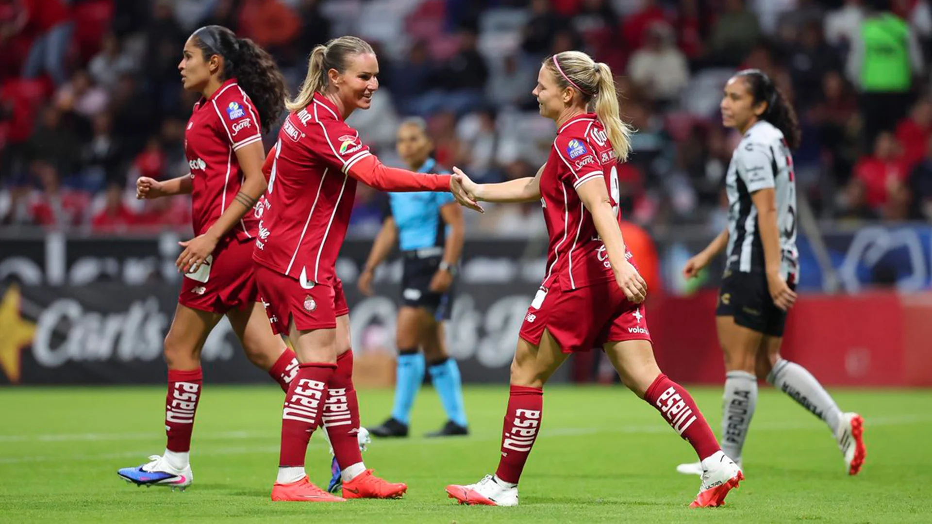 Toluca Femenil iguala ante Atlas con agónica anotación de Eugénie Le Sommer