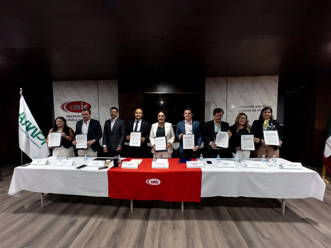 CMIC Laguna y AMPI Saltillo formalizan alianza para impulsar los sectores de la construcción e inmobiliario
