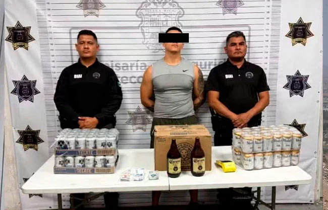 Detienen a ‘La Barbi’ por venta clandestina de cerveza en Saltillo