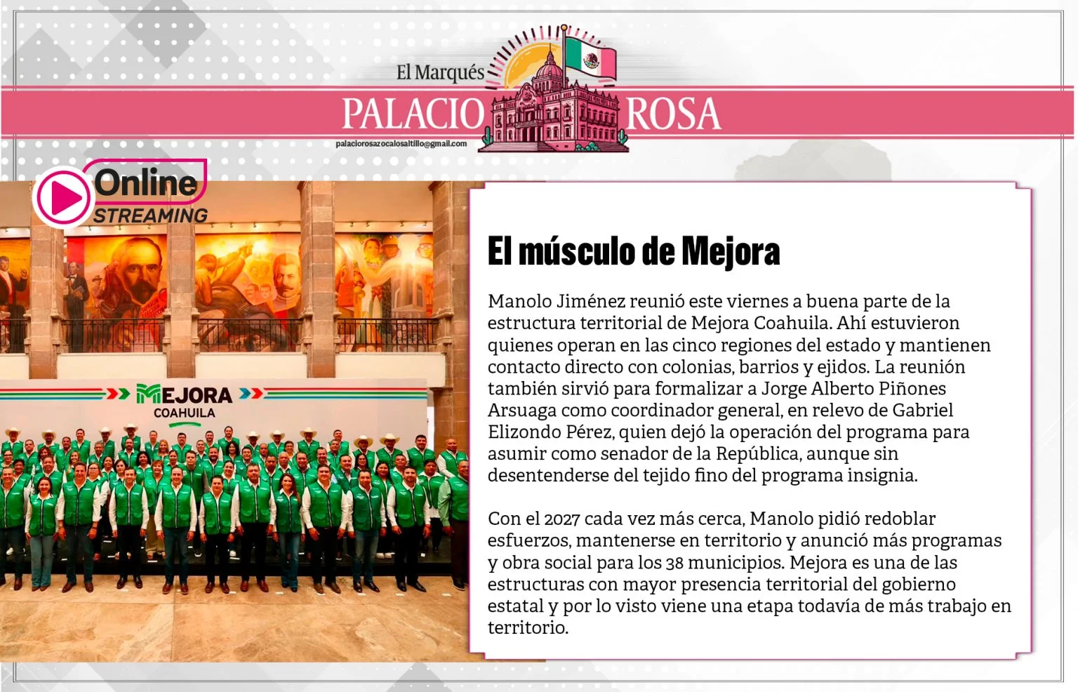 El músculo de Mejora