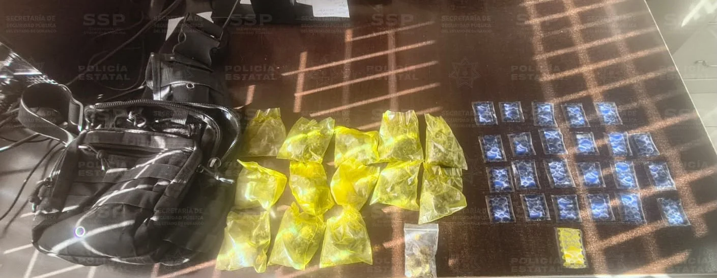 Operativo Dragón y Defensa aseguran presunta droga en parque de Gómez Palacio