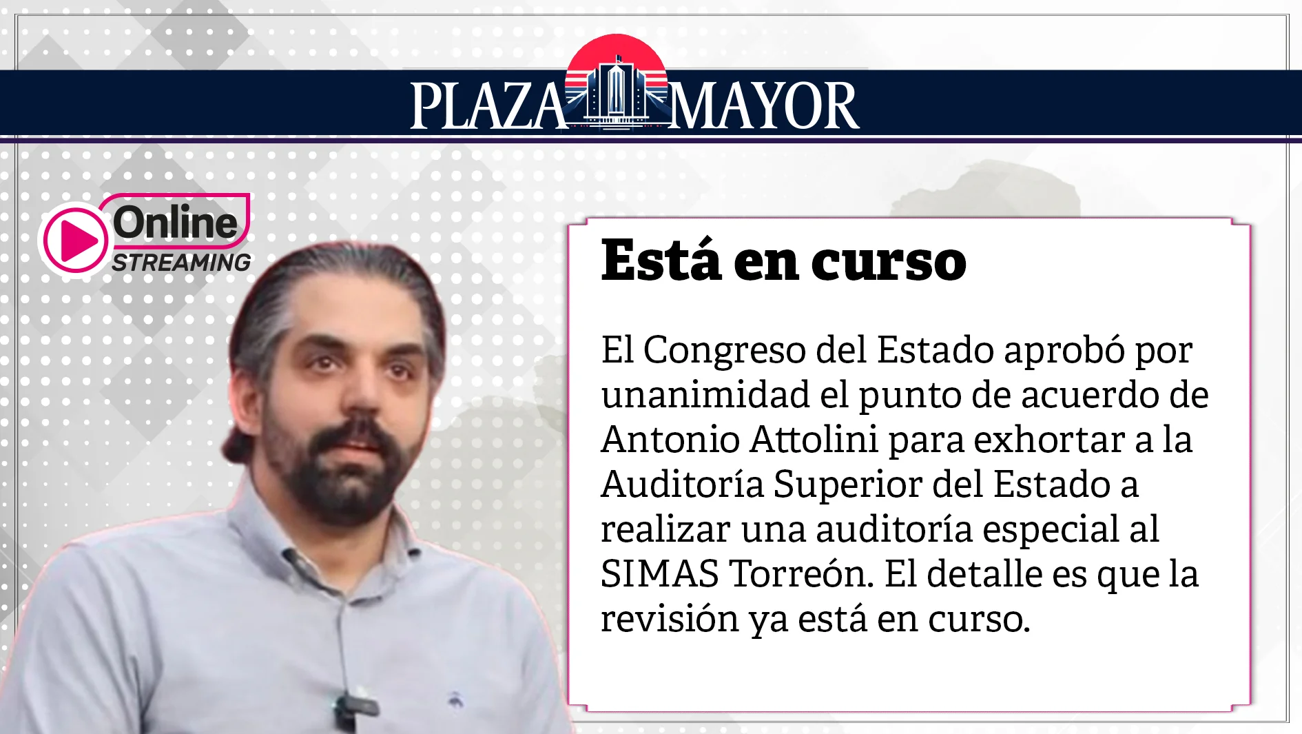 Está en curso