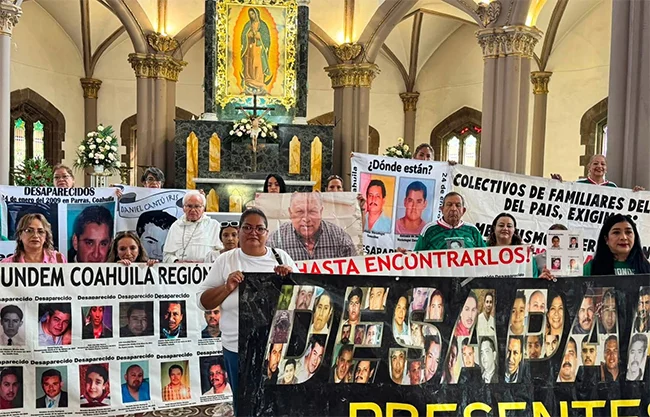 Claman justicia por los desaparecidos de Coahuila