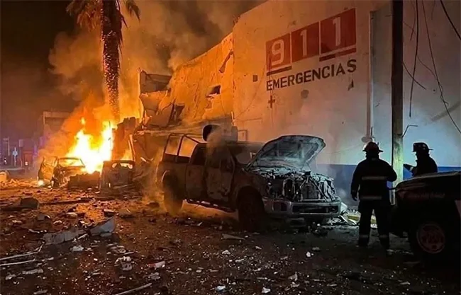 Coche-bomba contra Policía de Ojocaliente habría sido obra del CJNG: Fiscalía