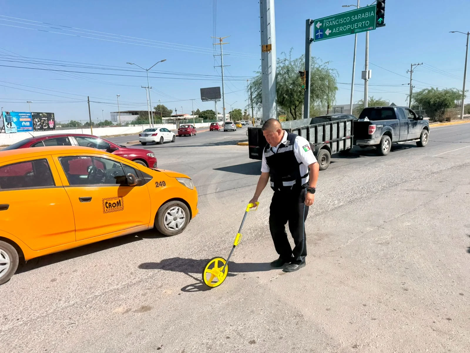 Revisan calles y señalización para detectar riesgos viales en Torreón