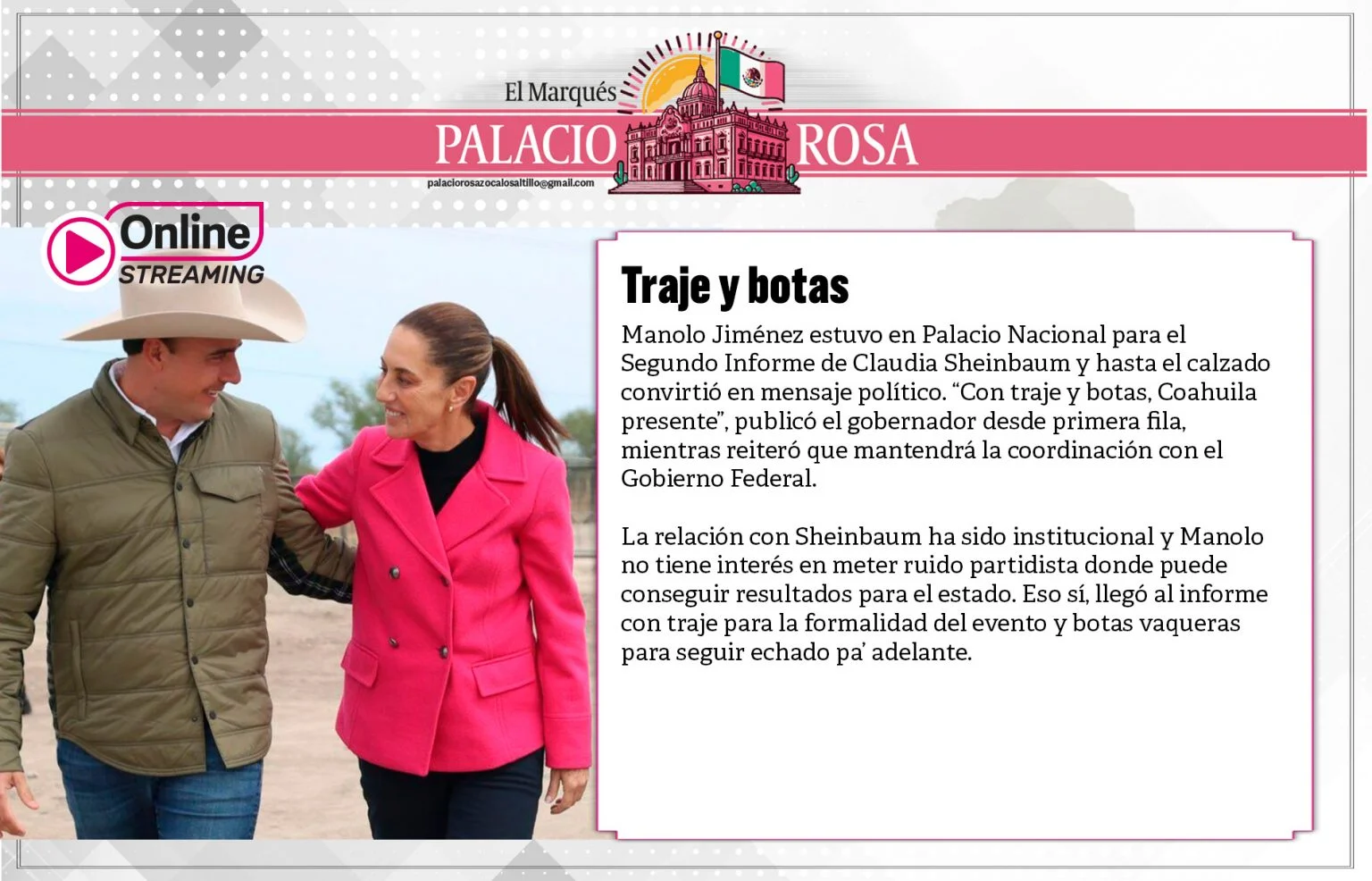 Traje y botas