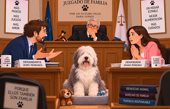 Se registra en Aguascalientes el primer pleito legal por custodia y pensión de un perrhijo