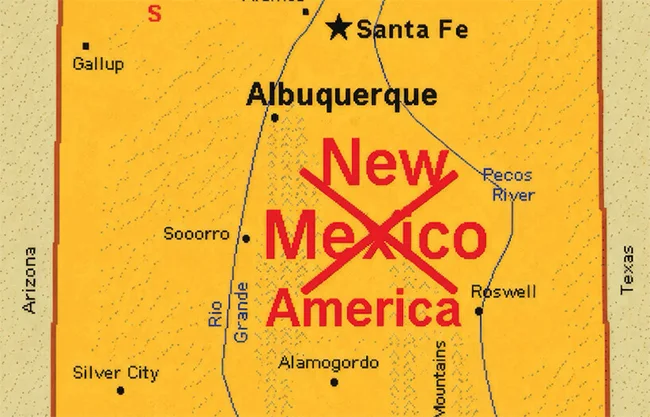 Trump causa revuelo al compartir imagen de Nuevo México con leyenda 'New America'
