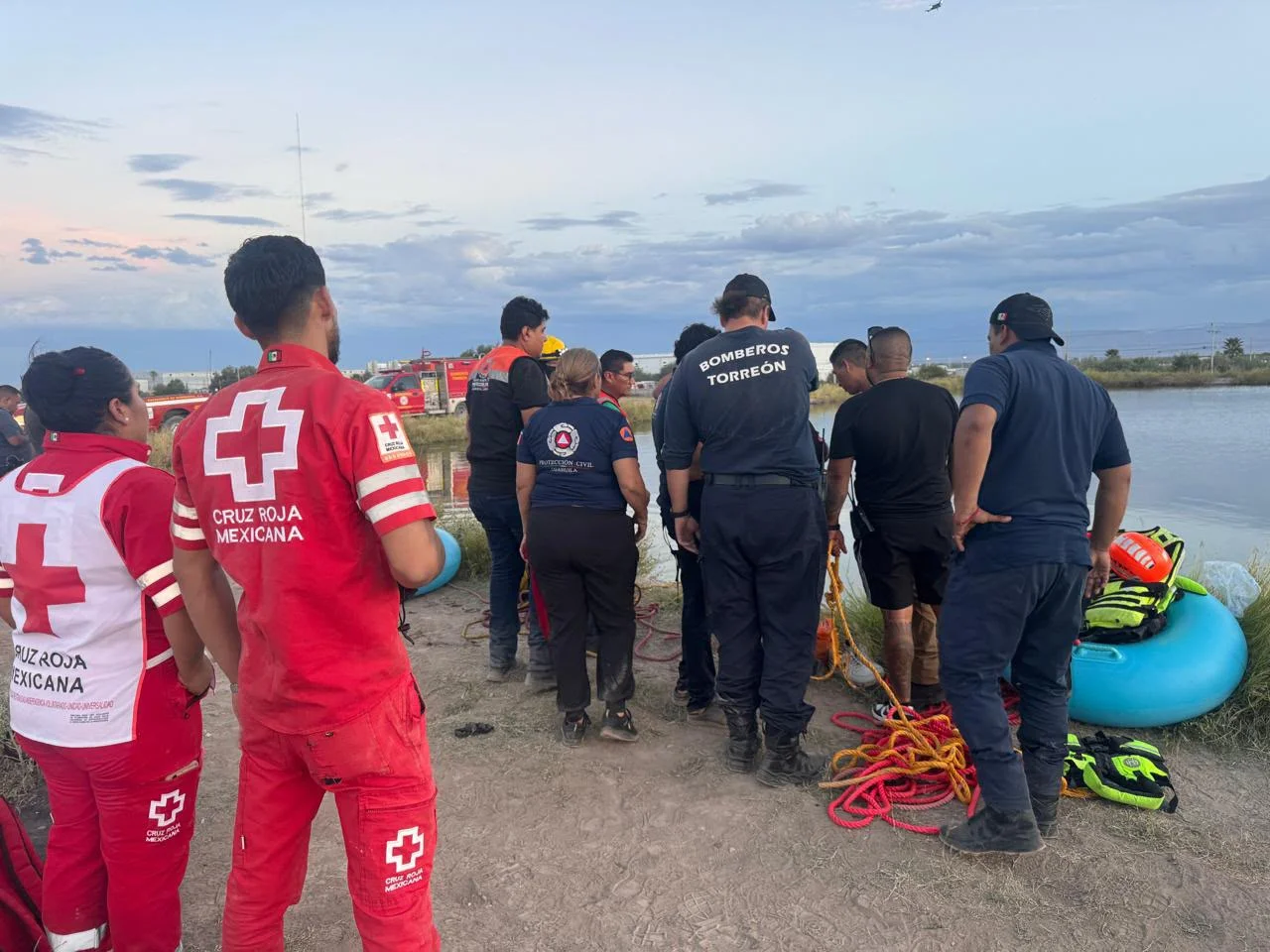 Muere hombre ahogado en estanque de Matamoros; entró a nadar y no pudo salir