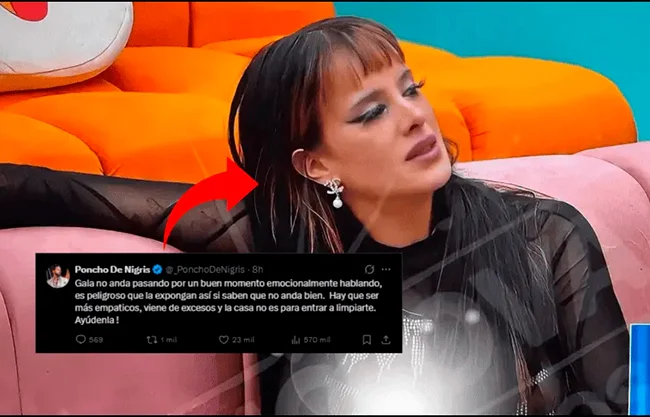 LCDLFM: Poncho de Nigris afirma que Gala Montes ‘Está a nada de un brote psicótico’