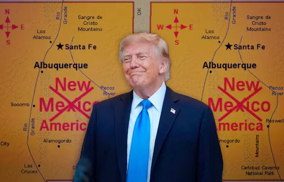 ¿Puede Trump cambiar el nombre del estado de Nuevo México a ‘Nueva América’?