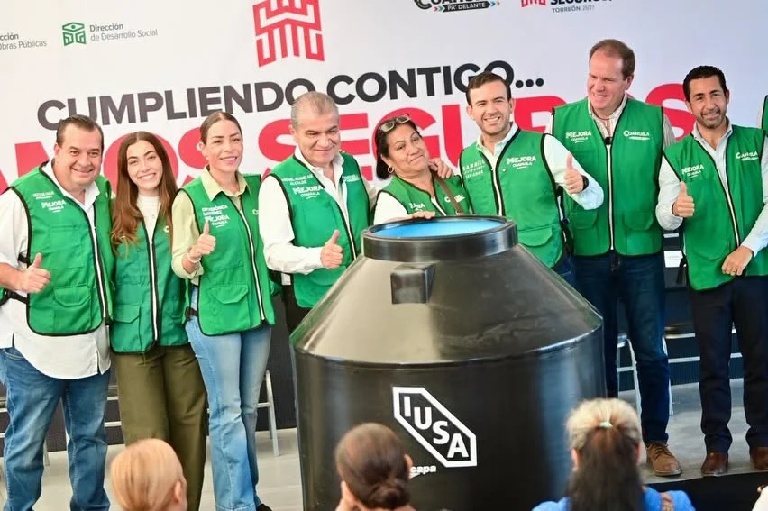 Entregan pavimentación y apoyos sociales para el ejido El Águila