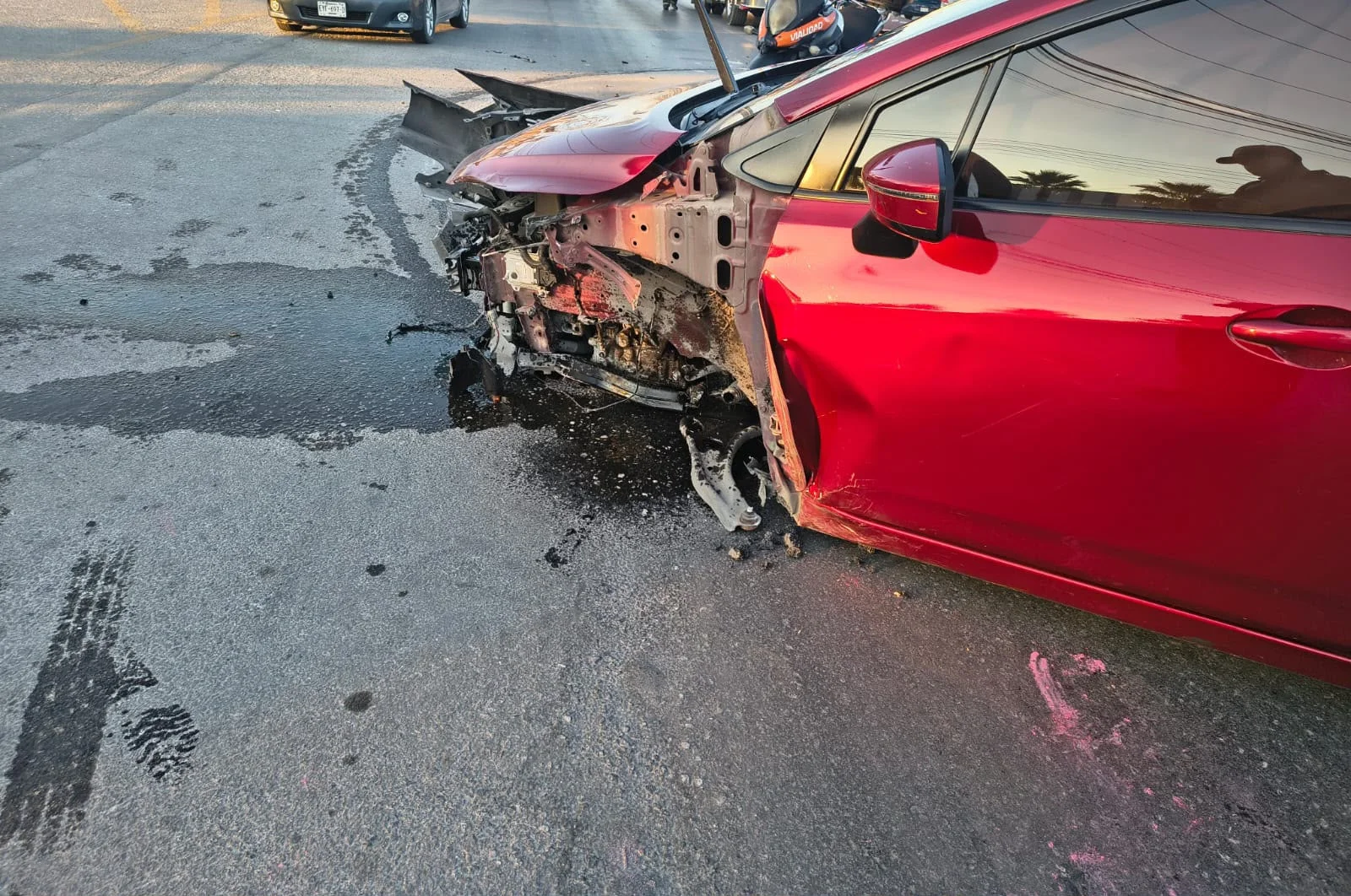Conductor presuntamente dormita al volante y provoca accidente vial en Torreón
