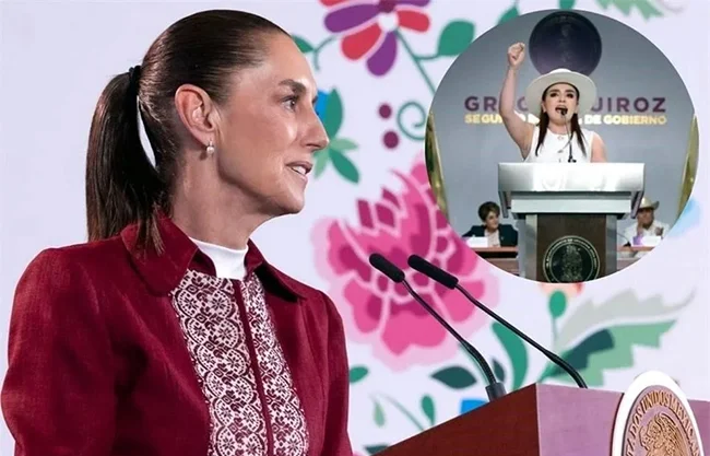 Sheinbaum rechaza reunirse con Grecia Quiroz por buscar candidatura para 2027