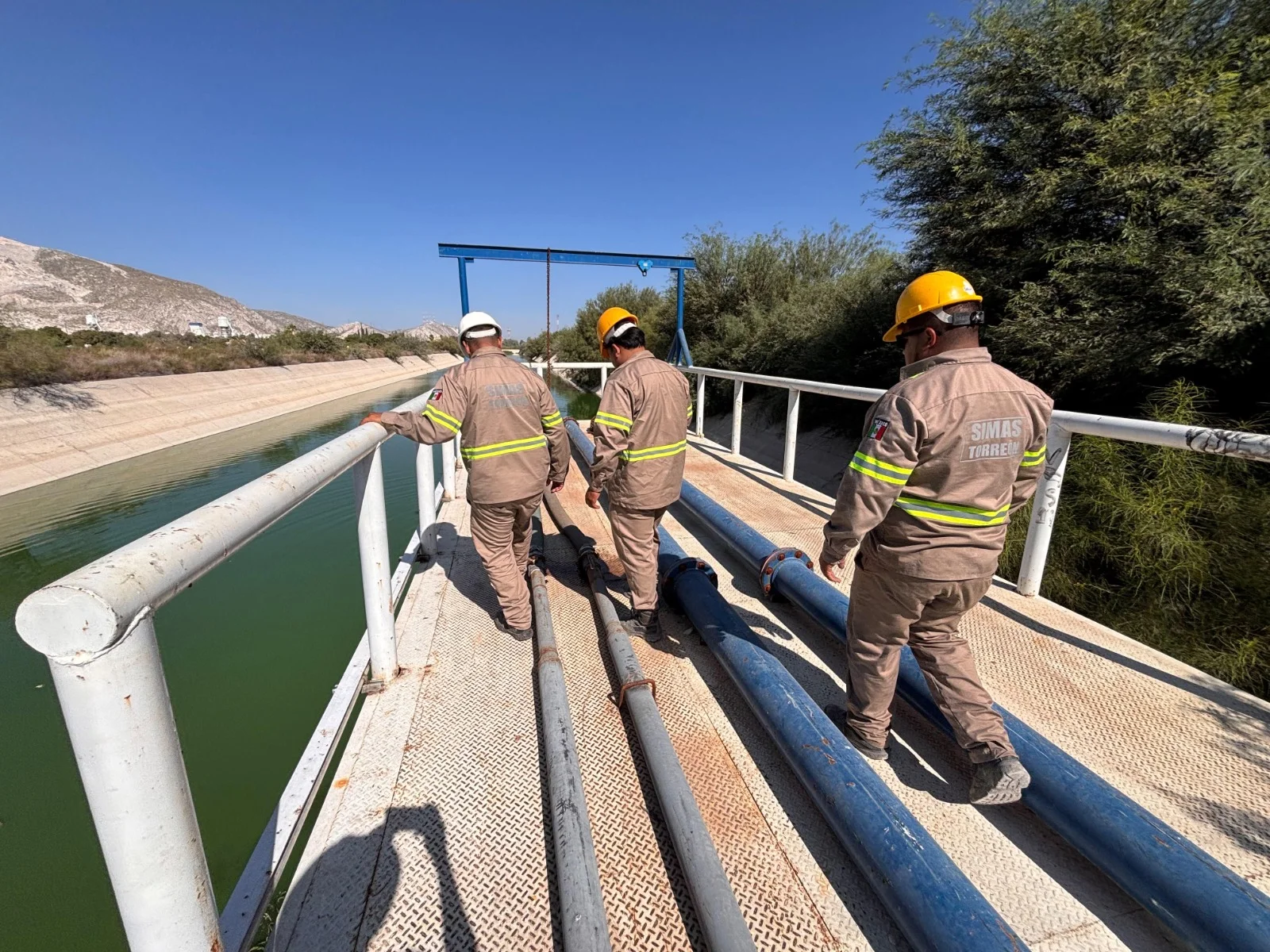 Revisan cárcamos y laguna de regulación ante temporada de lluvias en Torreón