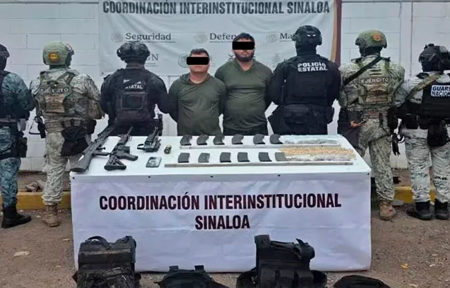 Detienen en Sinaloa a dos presuntos integrantes de "Los Chapitos" vinculados al secuestro de 10 mineros