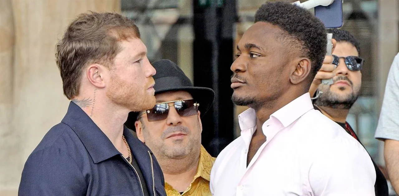 Canelo responde a Mbilli tras llamarlo viejo antes de su pelea en Arabia: 'No puedes vencerme en esta vida'