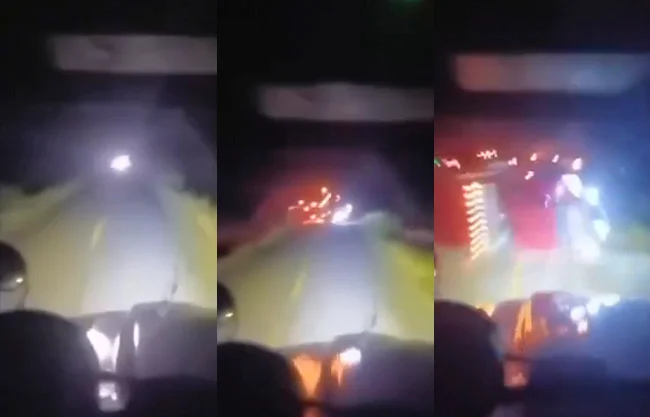 VIDEO: Trailero canta 'A esa gran velocidad, un impacto sería fatal' segundos antes de fuerte accidente