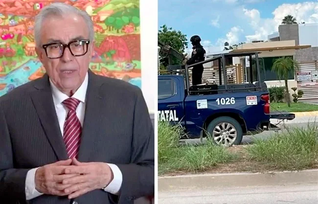 Arman operativo en fraccionamiento donde vive Rocha Moya; aseguran armas y varios vehículos