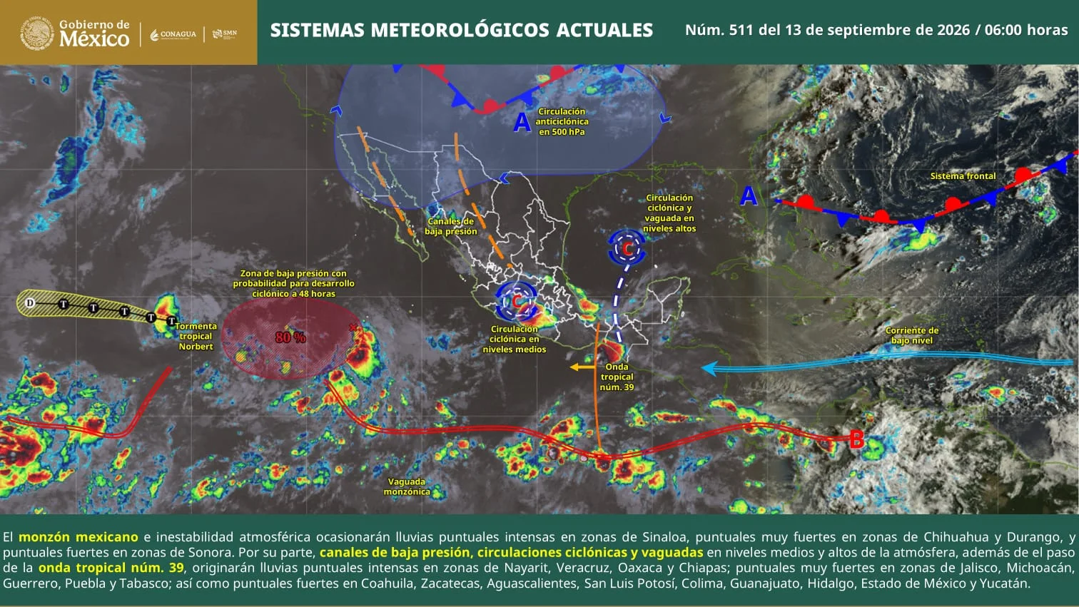 La Laguna enfrentará tardes de hasta 39 grados y posibilidad de lluvia