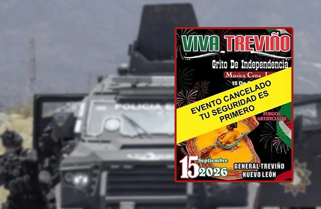 Cancelan Grito en General Treviño tras enfrentamiento con 7 presuntos criminales abatidos