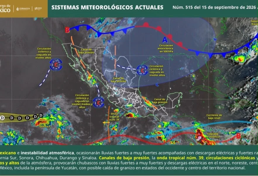 Prevén calor, lluvias y fuertes rachas de viento en La Laguna