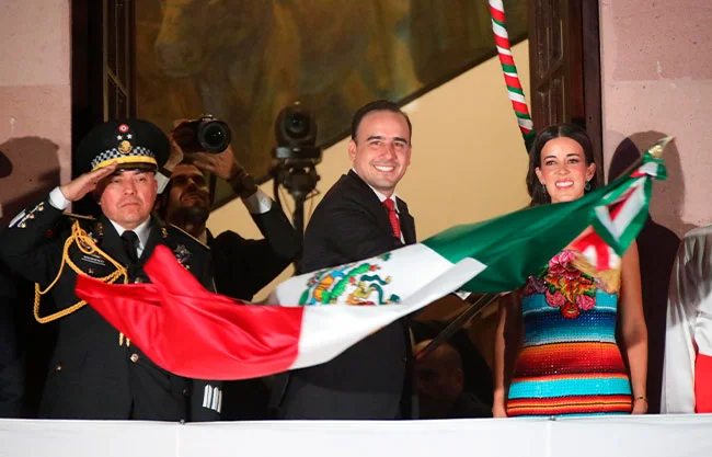 Manolo Jiménez encabeza el Grito y Saltillo celebra a lo grande