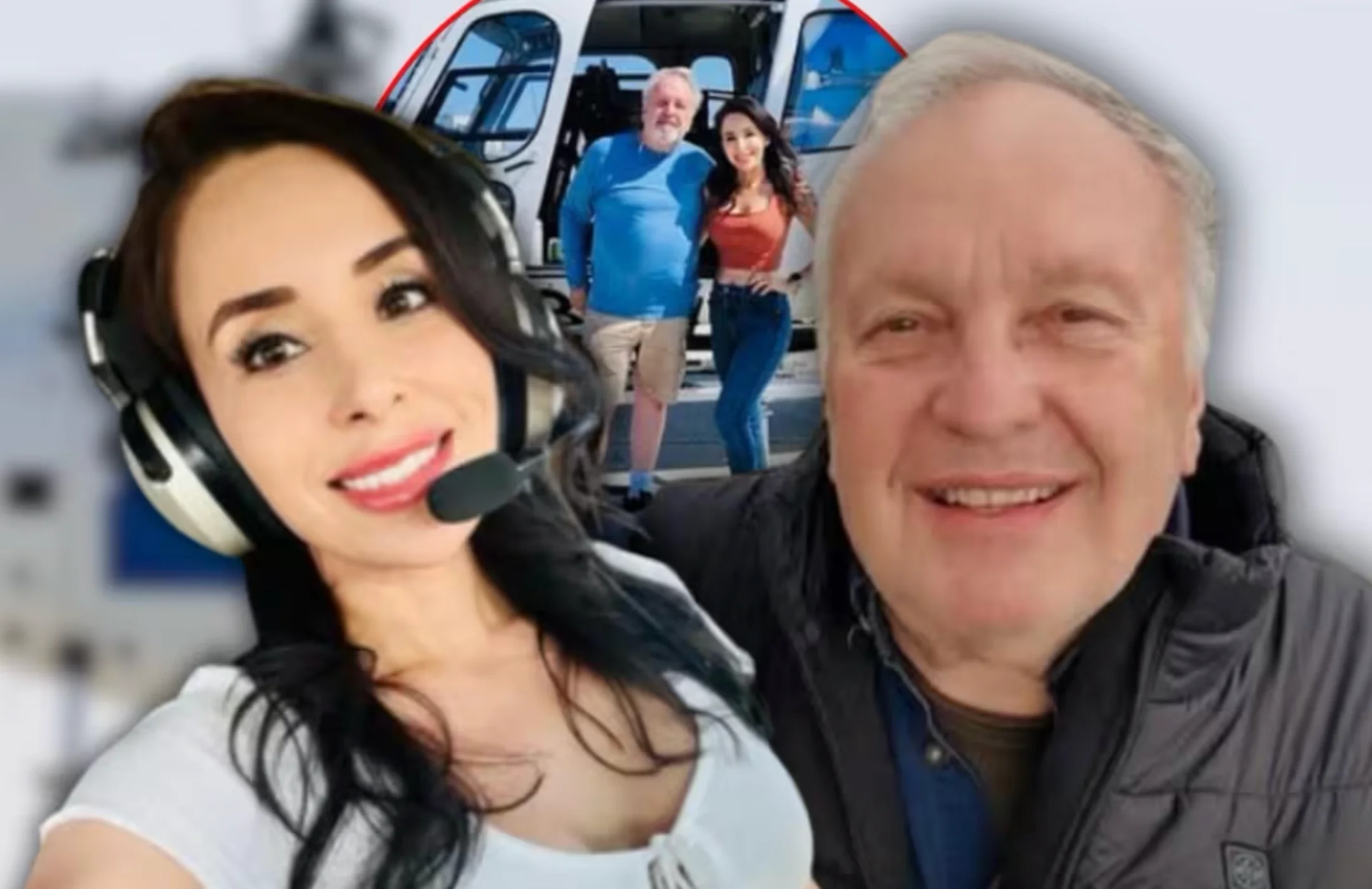 La periodista Eliana Moreno y el piloto George Marciniw murieron mientras cubrían una noticia desde el aire