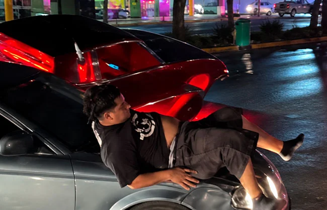 Riña entre automovilistas termina en atropellamiento tras el Grito en Tijuana