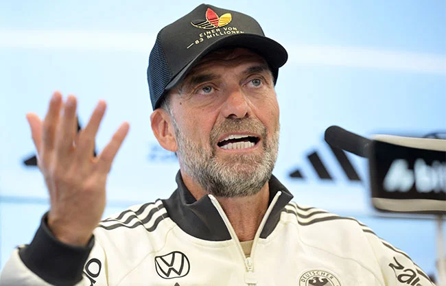 Klopp presenta su primera convocatoria con Alemania y sorprende con 44 jugadores