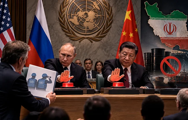 Rusia y China vetan propuesta de EU de que expertos de la ONU sigan monitoreando sanciones a Irán