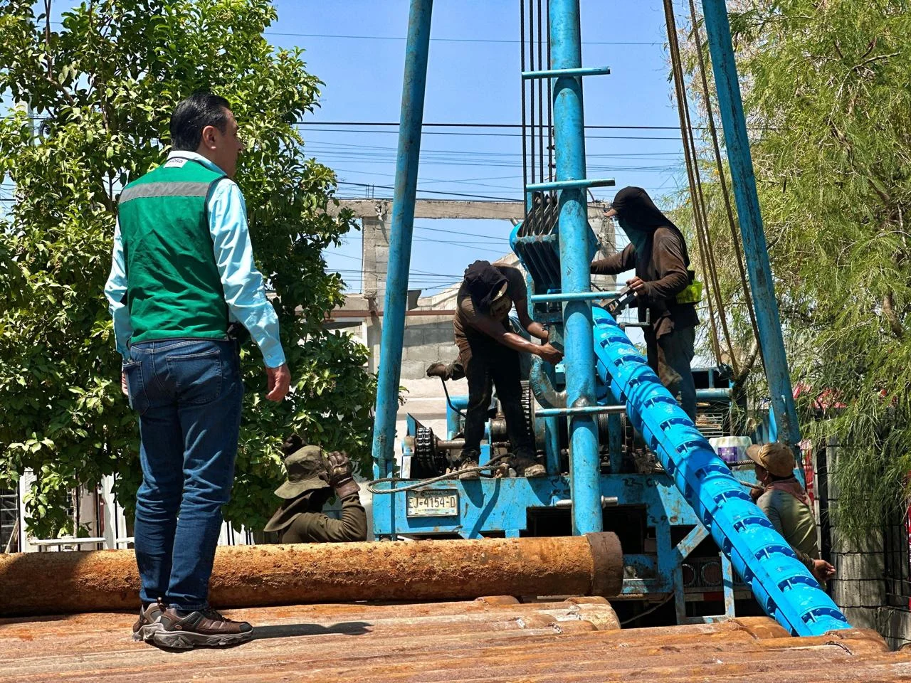 Simas mantiene trabajos en agua y drenaje; Bomba 97 vuelve a operar con 65 litros por segundo