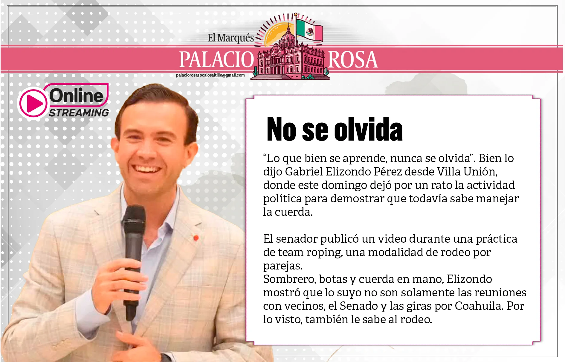 Palacio Rosa: No se olvida