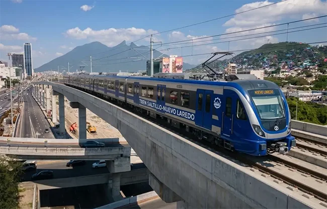 Tren Saltillo-Nuevo Laredo tendrá 40 kilómetros elevados en Monterrey