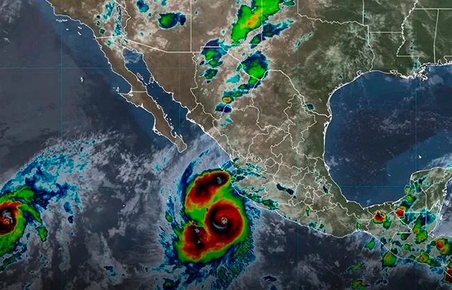 'Polo' vuelve a intensificarse a categoría 5 frente a costas de Jalisco
