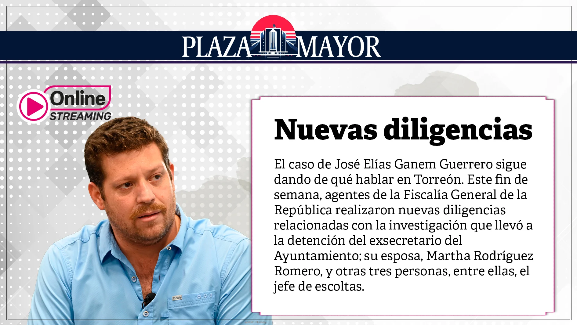 Nuevas diligencias