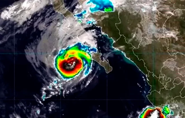 'Polo' impactará Baja California Sur esta noche como huracán categoría 2 o 3