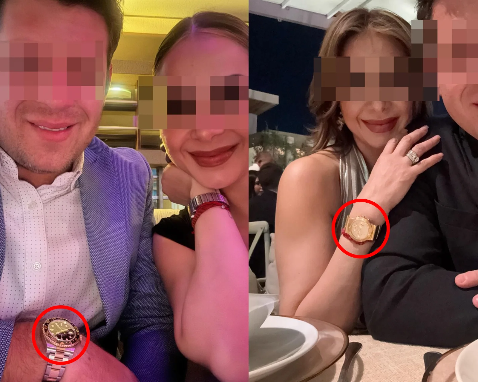 Implicados en caso Ganem presumían relojes de más de medio millón de pesos en redes