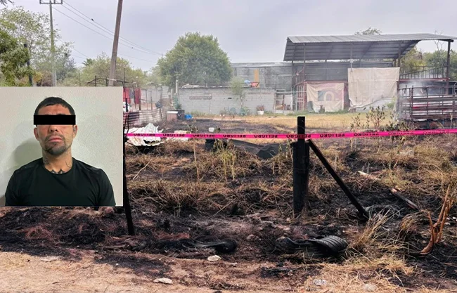 Se incendia quinta de Arnulfo Jr. vinculada a cateo por feminicidio de Pamela Yahaira en NL