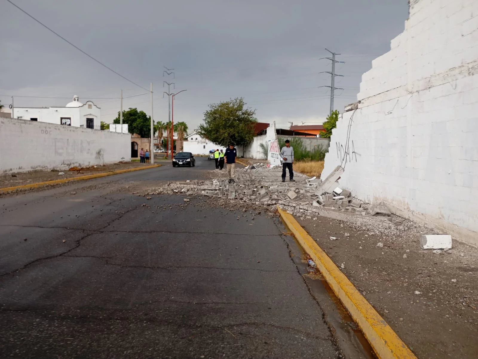 Reporta Protección Civil Lerdo afectaciones por lluvia; atienden caída de árboles, cables y techumbre en mercado