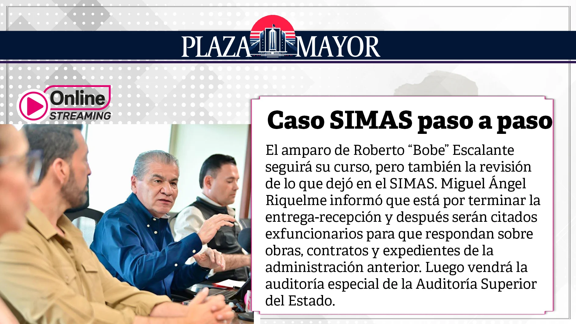 Caso SIMAS paso a paso