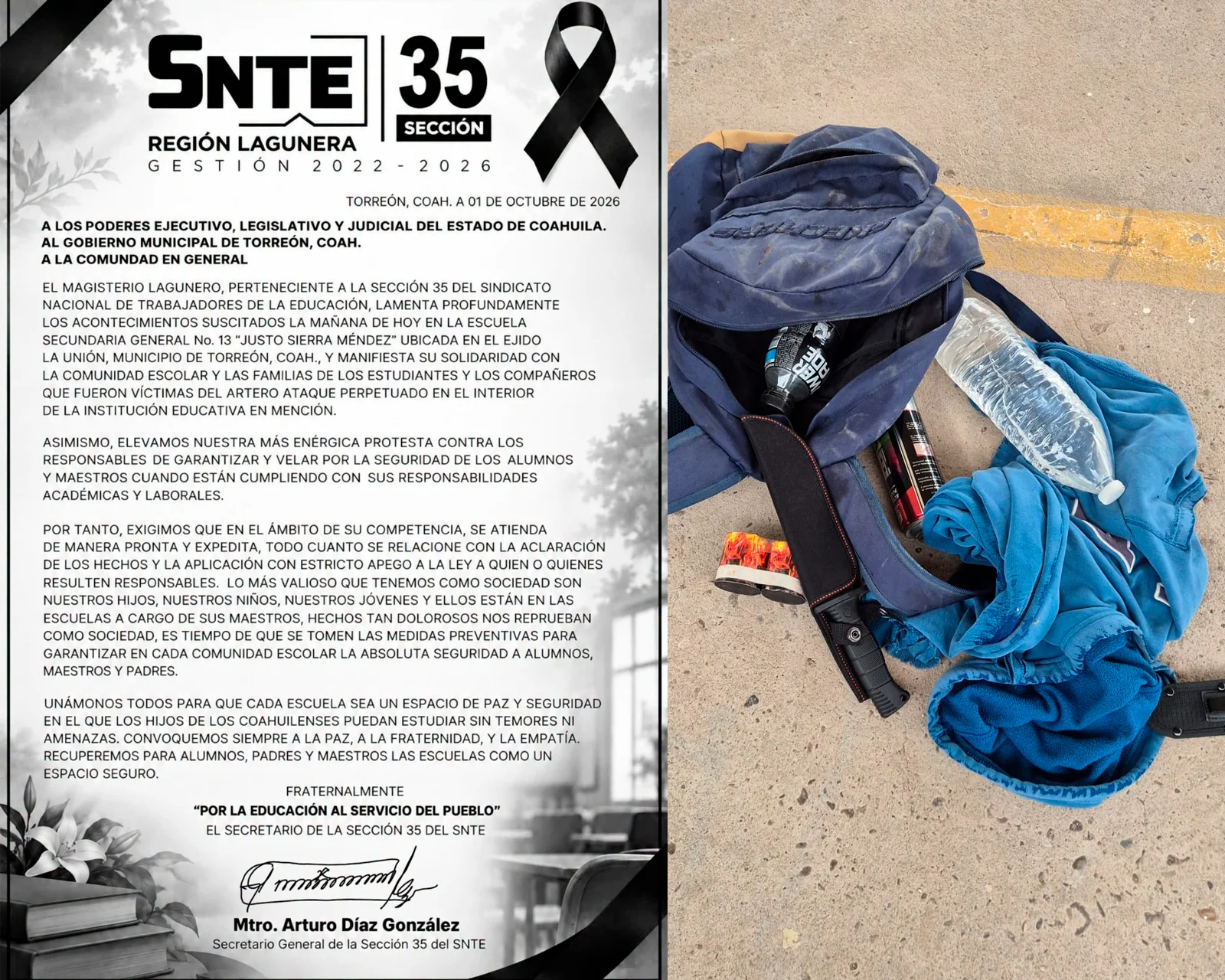 Sección 35 del SNTE llama a recuperar las escuelas como espacios seguros