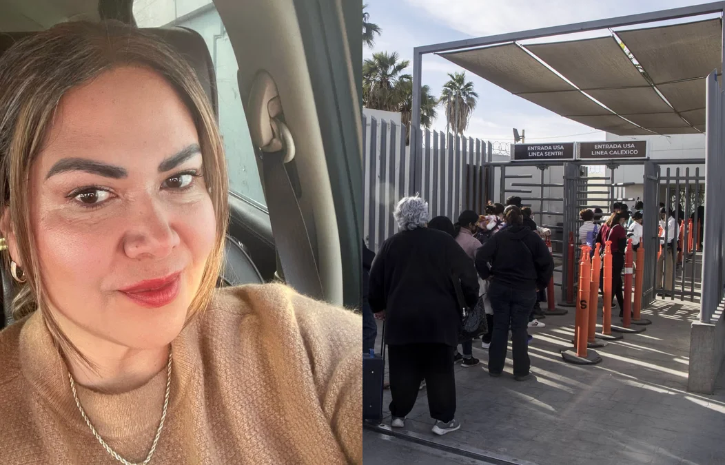 Retienen 12 horas a exsenadora Alejandra León Gastélum en la garita de Calexico