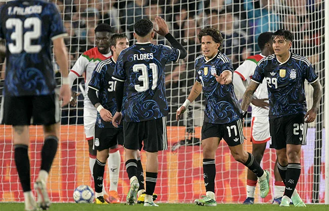 Argentina golea 7-0 a Burkina Faso en la antesala de la despedida de Messi