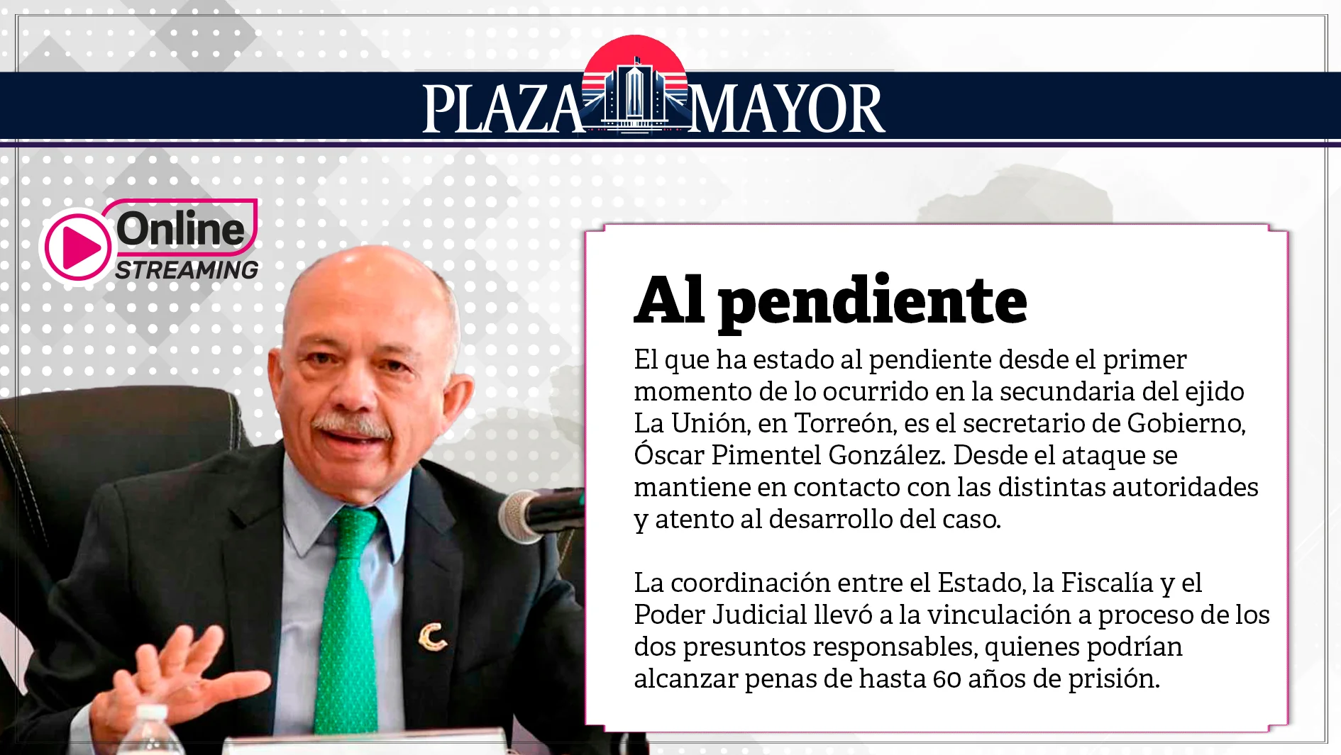 Al pendiente