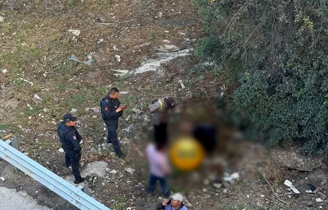 Adolescente de 13 años resulta lesionada tras caer de puente en Guadalupe