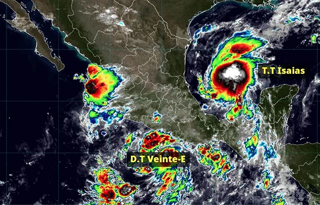 Rachel se Debilita a Tormenta Tropical y se Aleja de las Costas Mexicanas