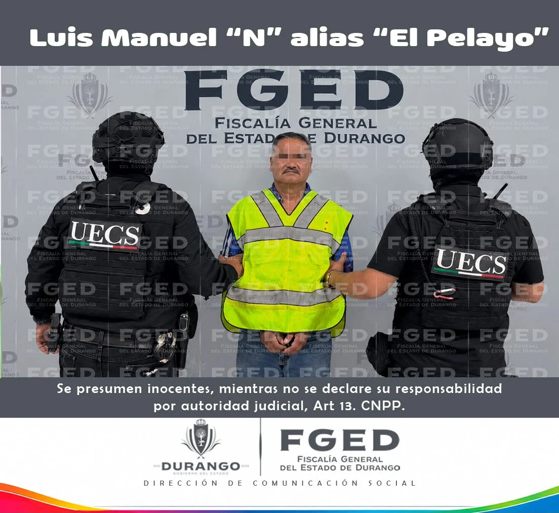 Vinculan a proceso a “El Pelayo” por presunta extorsión agravada en Gómez Palacio