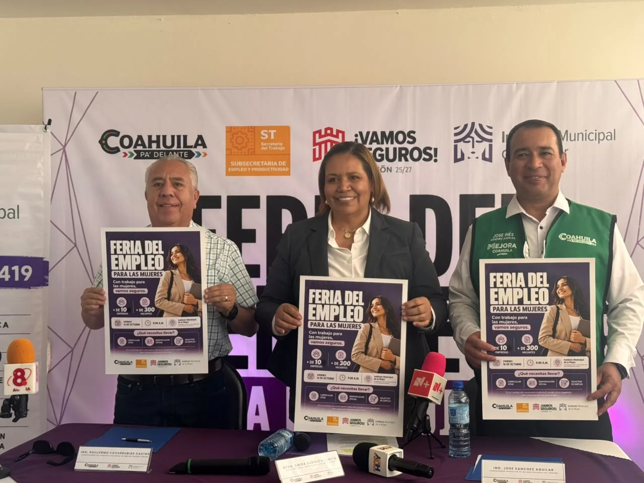 Ofertarán más de 300 vacantes en la Feria del Empleo para las Mujeres en Torreón